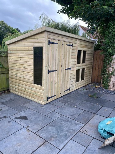 12x6 pent garden - pent,
