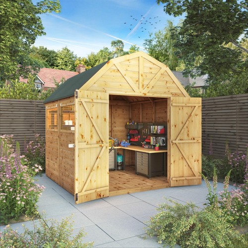 8x8 wooden garden shed - 8x8,