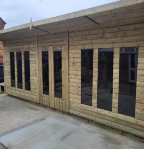 Cheap garden room - garden,