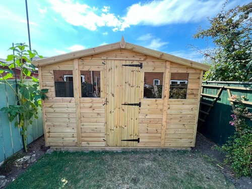 11x9 apex wooden - 11x9, shed