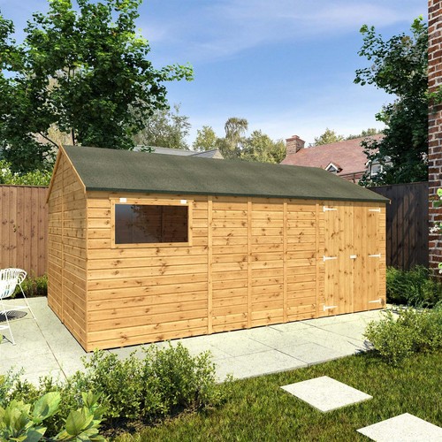 16x10 wooden garden shed - 16x10,