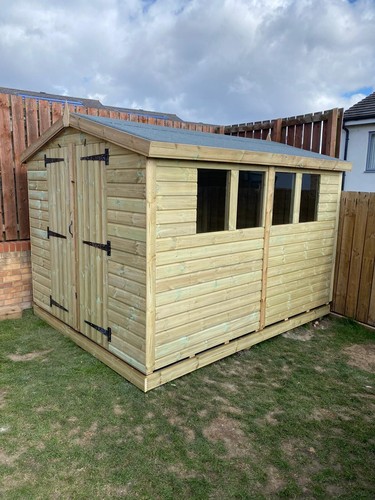 10x8 premium apex shed heavy - 10x8,