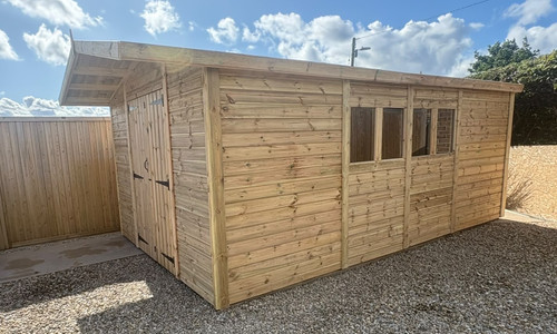 17x10 apex garden shed - garden,