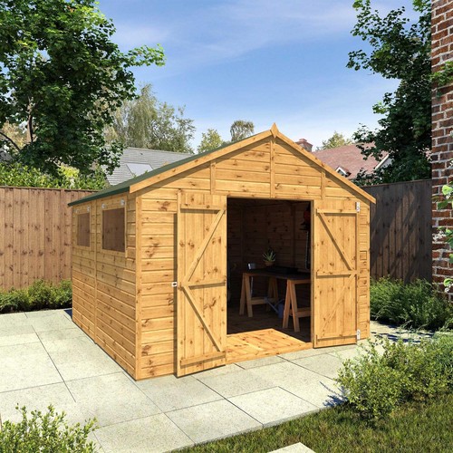 10x10 wooden garden shed - 10x10,