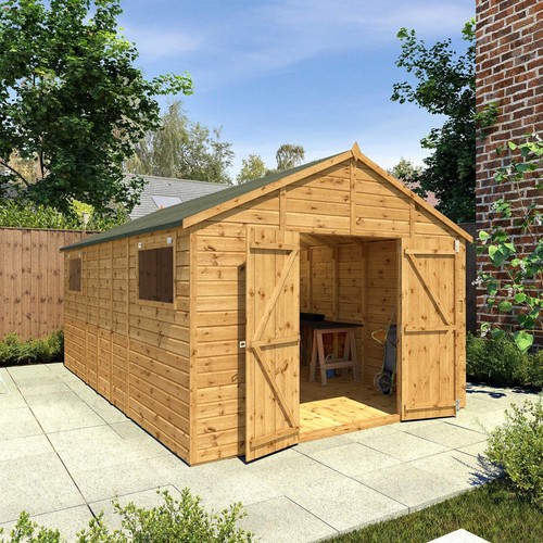 16x10 wooden garden shed - 16x10,