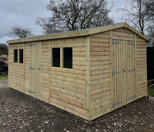 16x10 garden workshop shed - 16x10,