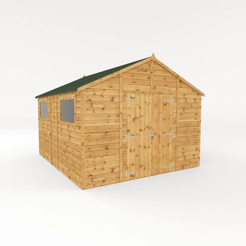 12x10 wooden garden shed - wooden,