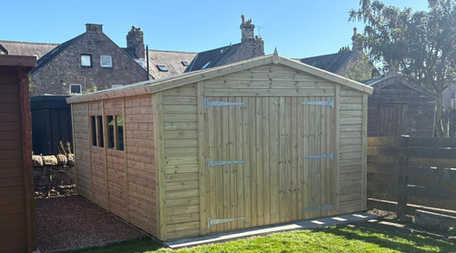 16x12 apex shed - 16x12, heavy