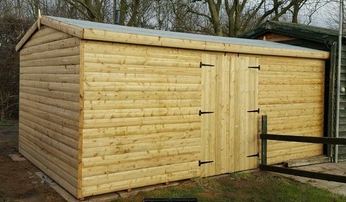 X10 wooden garden shed - 18'x10',