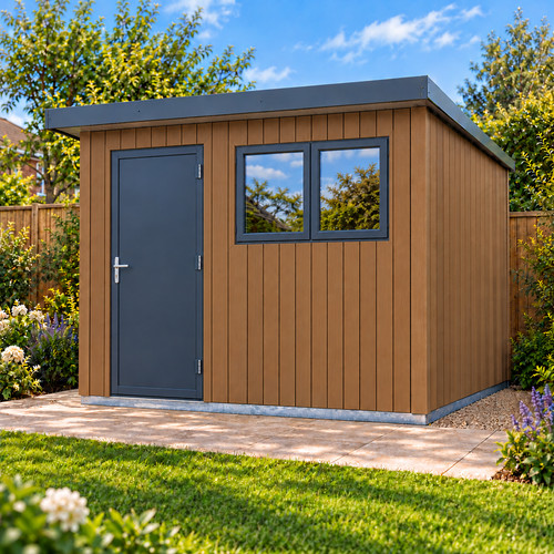 10x8 composite garden shed - ,