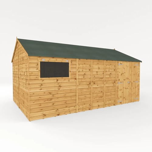 16x10 wooden garden shed - 16x10,