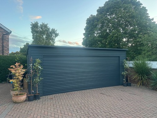 Metal building garden - metal,