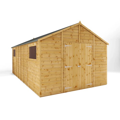 18x10 wooden garden shed - 18x10,