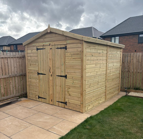 10x8 apex shed heavy - 10x8,