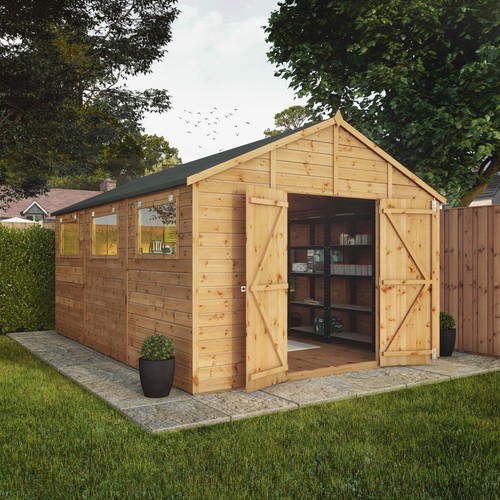 15x10 wooden garden - 15x10, shed