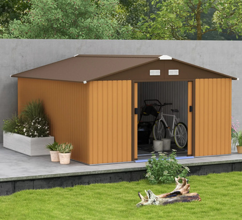 Metal garden shed - metal,