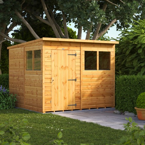 Shed power pent garden - |,