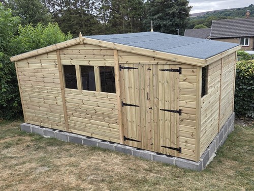 16x8 heavy duty tanalised apex - tanalised,