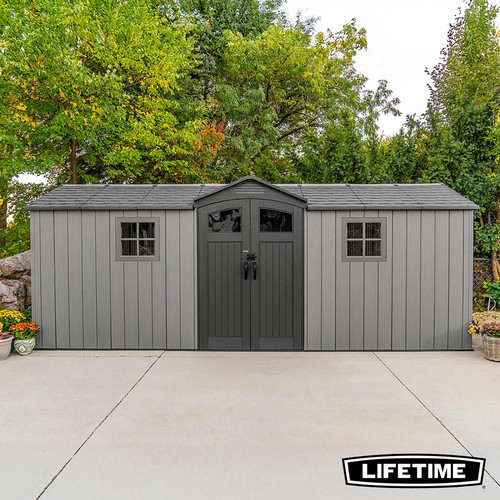 Lifetime 19x7 outdoor storage - outdoor,