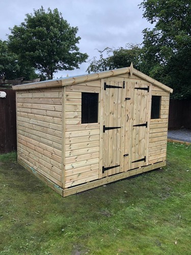 10x8 apex wooden garden - apex,