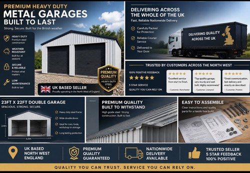23ft 22ft heavy duty metal - x,