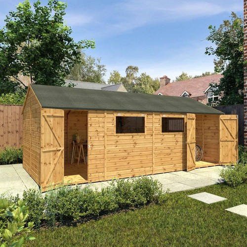 20x10 wooden garden shed - garden,