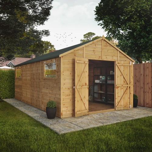 18x10 wooden garden - garden, shed
